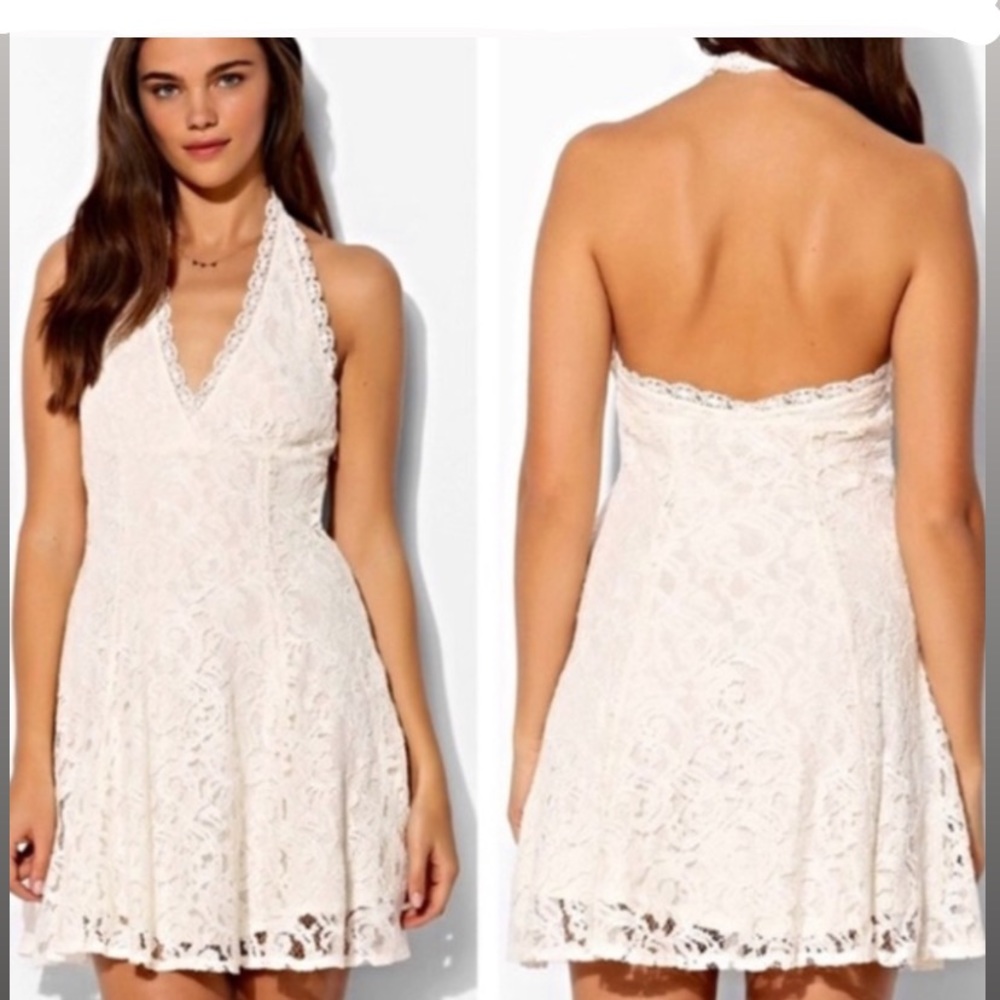 Urban Outfitters white lace dress